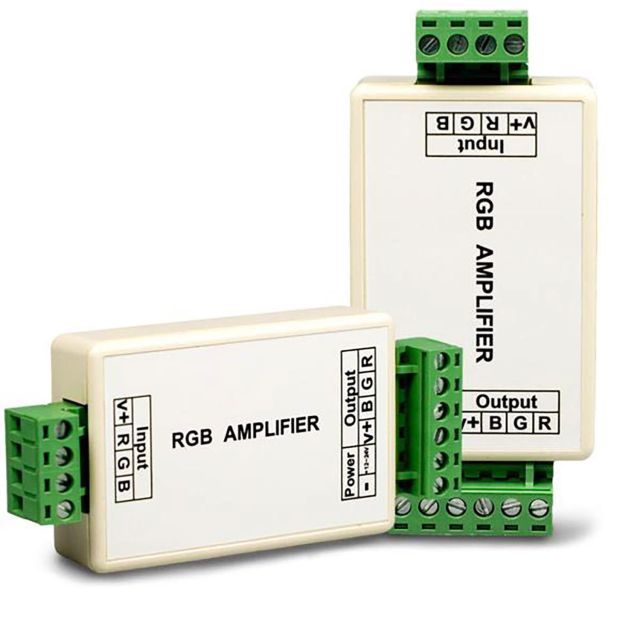 Mini RGB (PWM) Verstärker, 3 Kanal, 12-24V DC, 3x4A