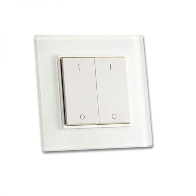 Sys-One single color 2 Zonen Aufbau-Tast-Fernbedienung mit Batterie