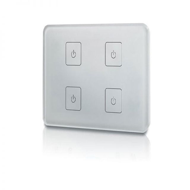 Sys-One single color 4 Zonen Einbau-Touch-Funk-Fernbedienung, 230V AC