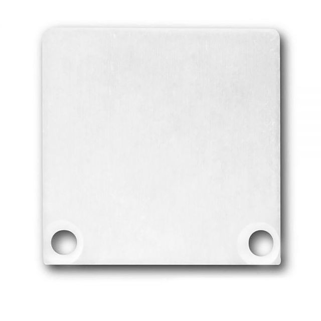 Endkappe EC47 Alu weiß RAL 9010 für SURF/DIVE20 mit COVER10, 2 STK, inkl. Schrauben