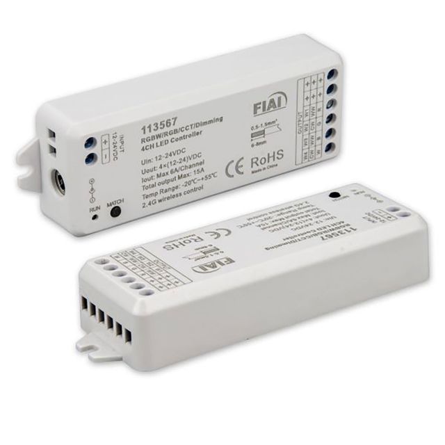 Sys-Pro Funk Mesh PWM-Dimmer, 1-4 Kanal, 12-24V DC 4x3A