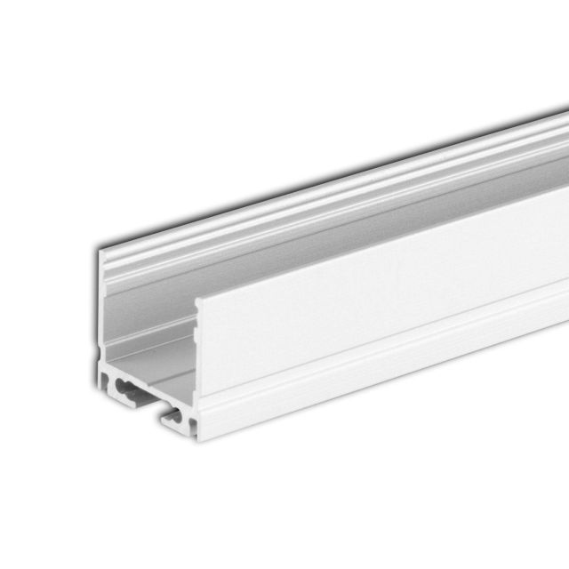 LED Aufbauprofil SURF16 Aluminium eloxiert, 200cm