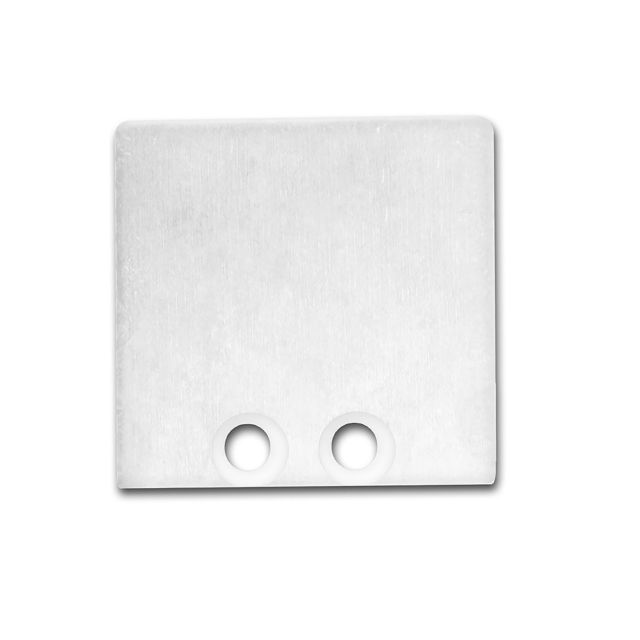 Endkappe EC 58W weiß RAL 9010 für Profil SURF16, 2 STK, inkl. Schrauben