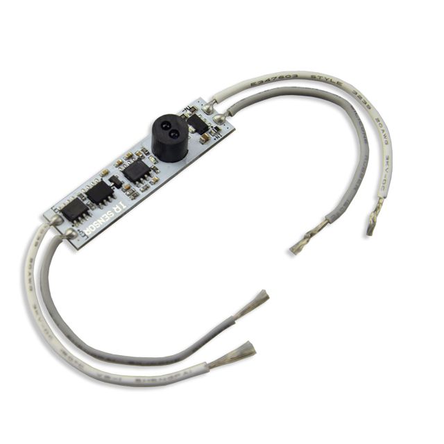 LED Mini PWM-Dimmer mit Wisch-Sensor für Profile, 1 Kanal, 12-24V DC 3A