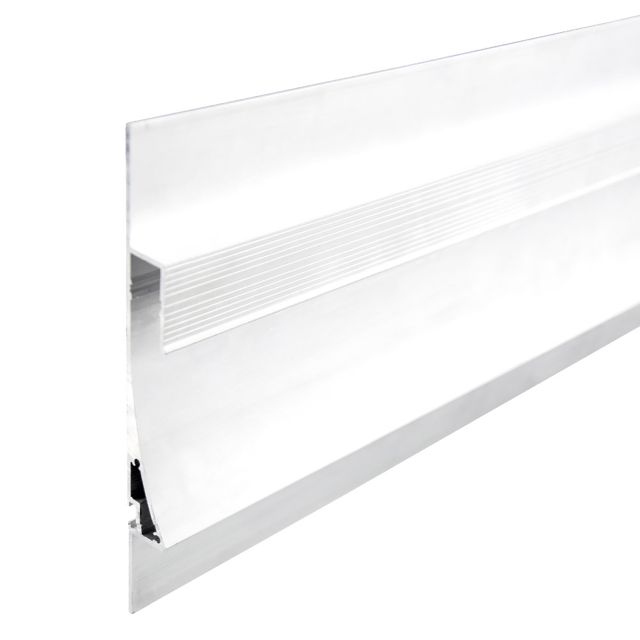 LED Trockenbau-Leuchtenprofil Single Curve, weiß 200cm