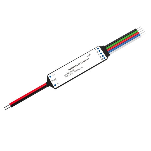 Sys-Pro RGB+W Funk Mesh PWM-Dimmer Mini, 4 Kanal, 12-24V DC 4x1A