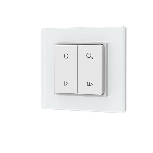 Sys-Pro RGB/RGB+W 1 Zone Aufputz-Tast-Fernbedienung mit Batterie