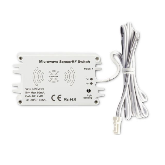 Sys-Pro Funk HF-Bewegungsmelder MiniAMP, 9-24V