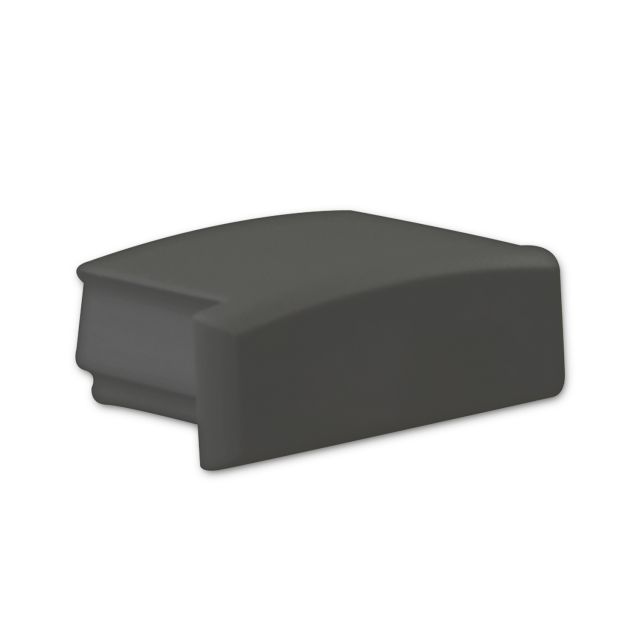 Endkappe EC75B schwarz für Profil PURE14 S, 1 STK