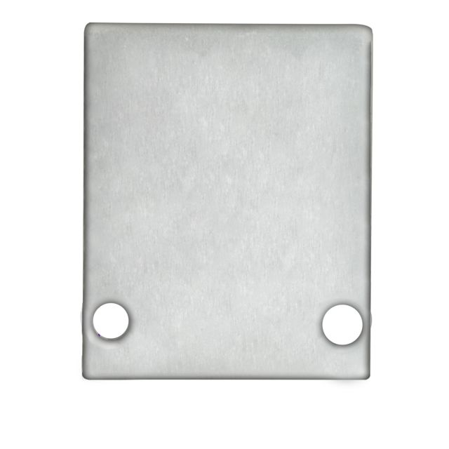 Endkappe EC89 Aluminium eloxiert für Profil HIDE SINGLE inkl. Schrauben