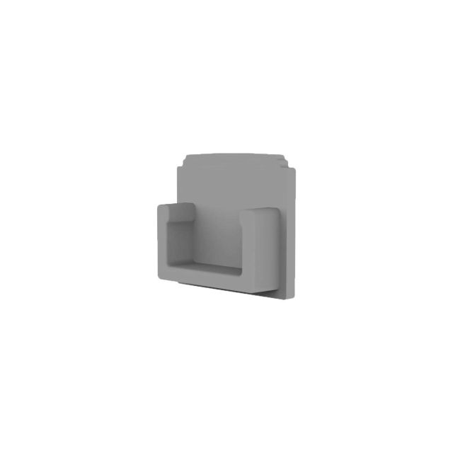 Endkappe E210 für LED Trockenbauprofil Abschluss, 1STK