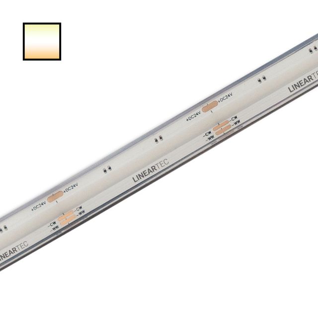 LED-Flexmodul 12 COB CSP 90, 24V, IP68, 1300lm/m, 14W/m, 2700K-6500K, 5m