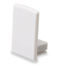 Endkappe EC16 für SURF12 RAIL inkl. COVER4, ohne Kabelausgang, PVC, grauweiß