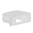 Endkappe EC76W weiß für Profil PURE14 S mit Kabeldurchführung, 1 STK