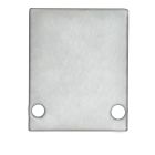 Endkappe EC89 Aluminium eloxiert für Profil HIDE SINGLE inkl. Schrauben